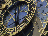 A View of the Detail in the Astronomical Clock in Old Town Prague, Prague, Czech Republic Photographic Print