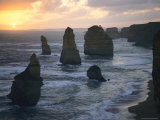 Seastacks and Surf, Port Campbell National Park, Victoria, Australia Photographic Print by Sam Abell