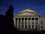 The Rebuilt Munich Opera House on a Summer Day, Munich, Germany Photographic Print by Taylor S. Kennedy