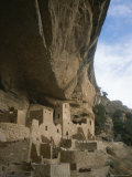 A View of Ancient Cliff Dwellings Photographie