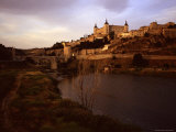 At Sunset a River Runs Past the Ancient City of Toledo, Spain, Toledo, Spain Photographic Print by Taylor S. Kennedy