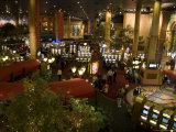 The Inside of a Hotel and Casino Lobby with Lots of Slot Machines, Las Vegas, Nevada Photographic Print