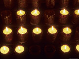 Votive Candles in a Church Symbolize Christian Prayers, Bavaria, Germany Photographic Print by Taylor S. Kennedy