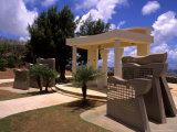 Memorial Japanese Garden at Two Lovers Point, Guam, USA Photographie par Bill Bachmann