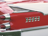Tail Lights and Fin on Sleek Antique Car Photographic Print