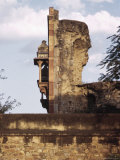 Brick and Stone Architectural Design in India Photographie