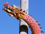 Chinese Dragon in Chinatown, Seattle, Washington, USA Photographic Print