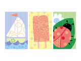 Signs of Summer Triptych Posters