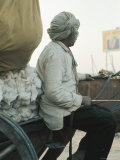 Man with Cart in Delhi Village, India Lámina fotográfica Man with Cart in Delhi Village, India Lámina fotográfica