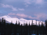 Snowy Peaks - Yukon, Canada Lámina fotográfica