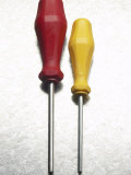 Screwdrivers with Red and Yellow Plastic Handles Lámina fotográfica Screwdrivers with Red and Yellow Plastic Handles Lámina fotográfica