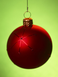 Close-up of Beautiful Christmas Ornament Fotografie-Druck