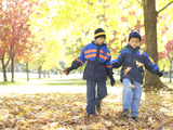 Little Boys in the Park Photographic Print