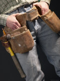 Person Wearing Jeans and Tool Belt Lámina fotográfica Person Wearing Jeans and Tool Belt Lámina fotográfica