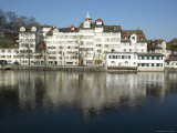 European Chateau on the Edge of Water Lámina fotográfica European Chateau on the Edge of Water Lámina fotográfica