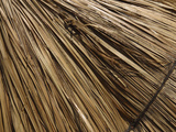 Close-up of Bundles of Dry Brown Straw Photographic Print