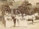 The Wedding of Mr. Edwin Frederick Sage to Clare Weston at St. Stephen's Selly Hill Photographic Print