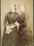 Princess Caroline Mathilde of Schleswig-Holstein with Her Sister Princess Victoria Photographic Print