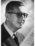Henri Sauguet (Real Name Jean-Pierre Poupard) French Musician Lámina fotográfica