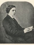 Lewis Carroll alias Charles Lutwidge Dodgson, English Mathematician, Clergyman and Writer Lámina fotográfica Lewis Carroll alias Charles Lutwidge Dodgson, English Mathematician, Clergyman and Writer Lámina fotográfica