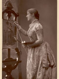 Dame Madge Kendal Actress and Artist at Work in Her Studio Photographic Print