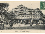 An Exterior View of the Theatre Francais Photographic Print