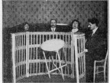 Table is Drawn Towards the Medium Even Though It is Separated from Her by a Screen Photographic Print