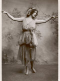 Maud Allan Actress and Dancer Portraying Mendelssohn's Spring Song Photographie