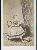 Girl and Desk 1860s Photographic Print