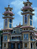 Exterior, Great Cao Dai Temple, Tay Ninh, Vietnam Photographic Print by Shmuel Thaler