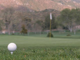 Golf Ball on Tee Photographic Print by Roger Holden