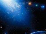 Space Illustration Titled Celestra II Photographie par Ron Russell