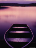 Boat on Otter Lake, Poconos, PA Photographic Print by Rudi Von Briel