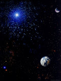 Circle of Stars and Planets Photographic Print by Ron Russell