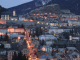 Town View with Ave de la Republique, Alpes Briancon Photographic Print by Walter Bibikow