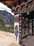 Detail of Stupa Outside of Paro, Bhutan Photographic Print by Bob Winsett