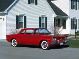 Red 1960 Chevrolet Corvair 700 Club Coupe Photographic Print