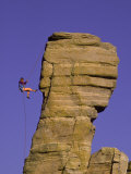 Rock Climbing, Hitchcock Pinnacle, Mt. Lemmon, AZ Photographic Print by Greg Epperson