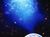 Illustration of Earth and Planets Photographie par Ron Russell