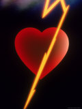 Abstract Heart Photographic Print by Robert Cattan
