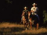 Couple Horseback Riding, Jack London State Park, CA Photographic Print by Robert Houser