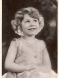 Elizabeth II as a Young Girl Lámina fotográfica Elizabeth II as a Young Girl Lámina fotográfica