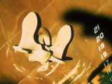 Close-up of Anchor and Numbers on Side of Ship Photographic Print by Kevin Beebe