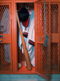 Baseball Locker Room Photographic Print by Daniel Fort