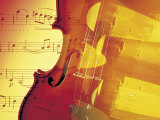 Violin and Sheet Music Photographic Print by Henryk T. Kaiser