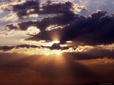 Clouds and Sun Rays Photographic Print by Doug Mazell