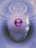 Digital Man in Cyberspace with Binary Code Photographic Print by Carol & Mike Werner