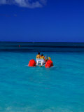 Couple in Paddle Boat, Caribbean Islands Photographic Print by Timothy O'Keefe