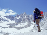 Man at Mt. Whitney, John Muir Wilderness, CA Photographic Print by Cheyenne Rouse