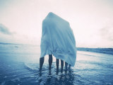 People Under Blanket in Water Photographic Print by Henryk T. Kaiser